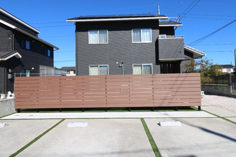 出雲市 外構リフォーム プライバシーを守る目隠しフェンス設置